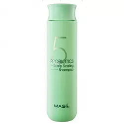Глубоко очищающий шампунь с пробиотиками Masil 5 Probiotics Scalp Scaling Shampoo 300ml - фото