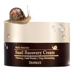 Крем восстанавливающий с муцином улитки Deoproce Snail Recovery Cream 100 мл - фото