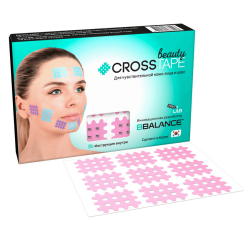 Кросс тейпы для лица BBalance Cross Tape Beauty 2,1см*2,7см 180 шт/упаковка - фото