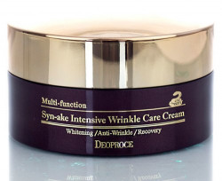 Крем для лица со змеиным ядом DEOPROCE Syn-Ake Intensive Wrinkle Care Cream |100 мл | - фото