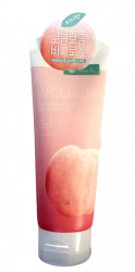 Лосьон для тела с экстрактом персика Welcos Around Me Natural Soft Body Lotion Peach 230мл - фото