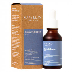 Антивозрастная сыворотка с морским коллагеном Mary May Marine Collagen Serum 30мл - фото
