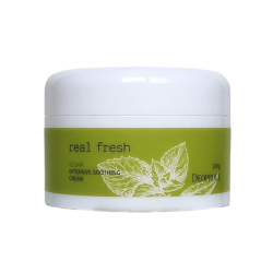 DEOPROCE Интенсивный успокаивающий крем Real Fresh Vegan Intensive Soothing Cream 100 ml - фото