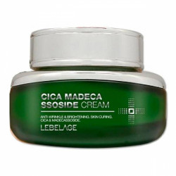 Успокаивающий крем с Центеллой Азиатской Lebelage Cica Madecassoside Cream 55мл - фото