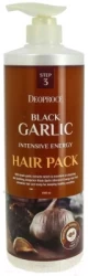 Маска для волос с экстрактом черного чеснока Deoproce Black Garlic Intensive Energy Hair Pack 1000 ml - фото