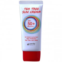  Крем для лица солнцезащитный с экстрактом чайного дерева Eyenlip Tea Tree Sun Cream Spf 50+/pa ++++ - фото