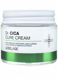 Смягчающий крем с центеллой азиатской Lebelage Dr. Cica Cure Cream 70 ml - фото
