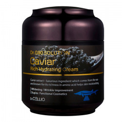 Крем с экстрактом икры DR.CELLIO G90 Solution Caviar Rich Hydrating Cream 85ml - фото
