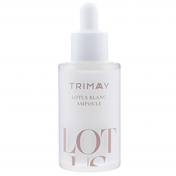Концентрированная сыворотка для улучшения тона с экстрактом лотоса TRIMAY Lotus Blanc Ampoule 50 ml - фото