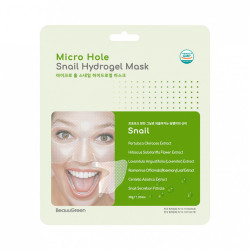 Beauugreen Гидрогелевая маска Beauugreen Micro Hole Snail Hydrogel Mask 30гр - фото