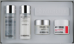 MEDI-PEEL Набор миниатюр Peptide Skincare Trial Kit (toner/30ml + emulsion/30ml + cr/10g + cr/10g) - фото