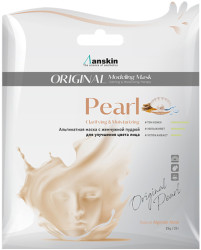 ANSKIN Маска альгинатная с экстрактом жемчуга увлажняющая и осветляющая Pearl Modeling Mask /Refill 25гр  - фото