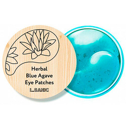 L.Sanic Патчи гидрогелевые с экстрактом голубой агавы Herbal Blue Agave Hydrogel Eye Patches 60шт - фото