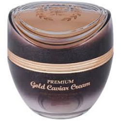 Крем для лица  с экстрактом икры и золота CELLIO PREMIUM GOLD CAVIAR CREAM 50ml - фото