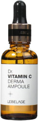 Сыворотка для лица ампульная витаминная LEBELAGE Dr. VITAMIN C DERMA AMPOULE 30ml - фото
