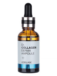 Сыворотка для лица с гидролизованным коллагеном LEBELAGE Dr. COLLAGEN DERMA AMPOULE 30ml - фото