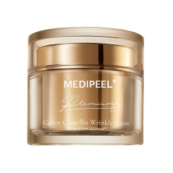Премиальный омолаживающий крем с экстрактом камелии MEDI-PEEL Premium Golden Camellia Wrinkle Cream 50 мл - фото