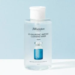 Увлажняющая мицеллярная вода JMSOLUTION H9 Hyaluronic Ampoule Cleansing Water Aqua 500ml - фото