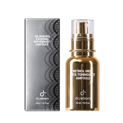 Сыворотка с ретинолом, микроиглами и витаминным комплексом DR.REBORN RETINOL MELA VITA TONINGSHOT AMPOULE (30 мл) - фото