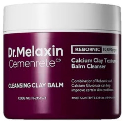 Гидрофильный бальзам для лица очищающий Dr.MELAXIN CEMENRETE CALCIUM CLEANSING CLAY BALM 100ml - фото