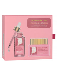 Набор с коллагеном DR.CELLIO PLUS JEONJU LOW MOLECULAR COLLAGEN CREAM+AMPOULE SERUM - фото