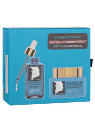 Набор с гиалуроновой кислотой DR.CELLIO plus JEJU HYALURON MOISTURIZING CREAM+AMPOULE SERUM - фото