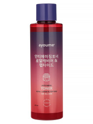 Тонер антивозрастной с королевской икрой и пептидами AYOUME Anti-Aging TONER - Royal Caviar & Peptides 250ml - фото