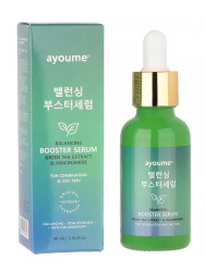 Сыворотка Balancing Ayoume BOOSTER SERUM  Green Tea & Niacinamide 30ml - фото