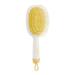 Расческа массажная с отверстиями для джиббитсов SOLOMEYA Croks Massage Hair Brush Blue (Белый) - фото