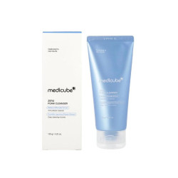 Гель-пенка для чувствительной кожи MEDICUBE Zero Formula Amino Acid Cleansing Foam, 120 мл - фото