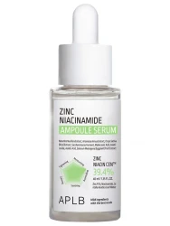 APLB Сыворотка с цинком и ниацинамидом ZINC NIACINAMIDE AMPOULE SERUM 40 мл - фото