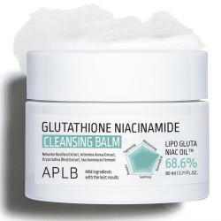 APLB Бальзам для снятия макияжа с глутатионом и ниацинамидом GLUTATHIONE NIACINAMIDE CLEANSING BALM 80мл - фото