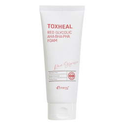 Пенка для умывания для проблемной кожи Esthetic House TOXHEAL RED GLYCOLIC AHA, BHA, PHA FOAM  - фото