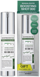 SKIN627 Бустер-сыворотка с микроиглами Boosting Shot 300 (50 мл)+ ПОДАРОК Тканевая маска Cica With Green Tea Facial Sheet Mask - фото