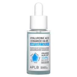 APLB Сыворотка с гиалуроновой кислотой и керамидами HYALURONIC ACID CERAMIDE HA B5 AMPOULE SERUM 40мл - фото
