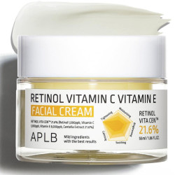 APLB Крем для лица с ретинолом и витаминами С и Е RETINOL VITAMIN C VITAMIN E FACIAL CREAM 55мл - фото
