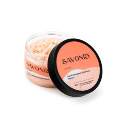 SAVONRY Скраб сахарный для тела PEACH Персик 300гр - фото