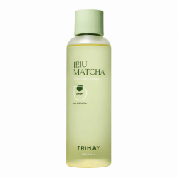 Тонер успокаивающий слабокислотный с чаем матча TRIMAY Jeju Matcha Low pH Soothing Toner 200мл - фото