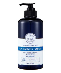 Восстанавливающий шампунь для волос Dr.SEED Super Seed Bomb Revitalize Shampoo Bebe Musk 500мл - фото