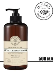 Гель для душа Dr.SEED Honey & Milk Bomb Moisture Body Wash White Garden 500мл - фото