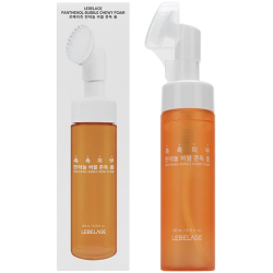 Пенка для лица очищающая с пантенолом LEBELAGE PANTHENOL BUBBLE CHEWY FOAM 200мл - фото