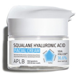 Крем со скваланом и гиалуроновой кислотой APLB SQUALANE HYALURONIC ACID FACIAL CREAM 55мл - фото