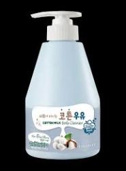 Гель для душа с экстрактом хлопка Kwailnara Cotton Milk Body Cleanser 560 мл - фото