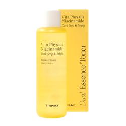Тонер-эссенция для осветления с физалисом и ниацинамидом TRIMAY Vita Physalis Niacinamide Dark Stop & Bright Toner200мл - фото