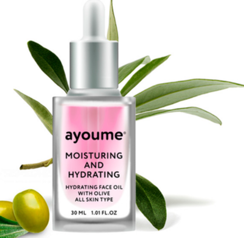 Масло для лица увлажняющее AYOUME Moisturing-&-Hydrating Face oil with Olive 30мл - фото