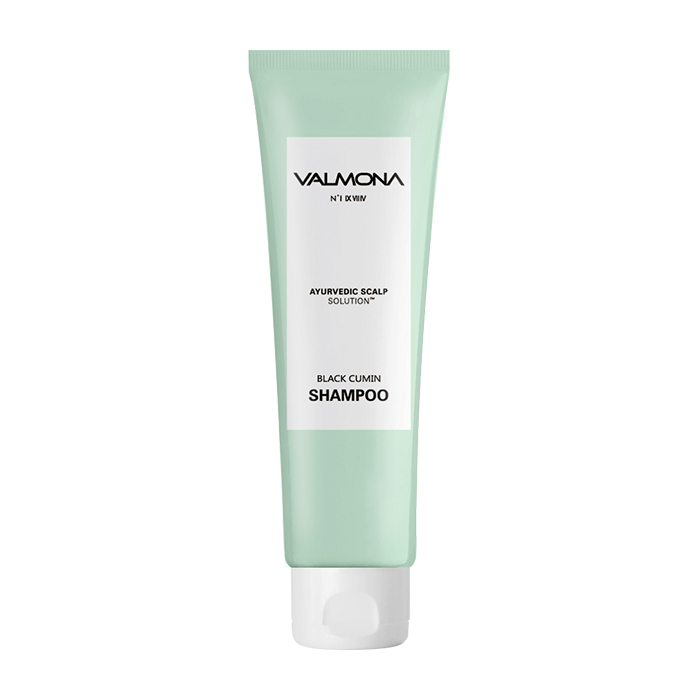 Шампунь для оздоровления кожи головы и профилактики выпадения волос EVAS Valmona Ayurvedic Scalp Solution Black Cumin Shampoo 100ml - фото