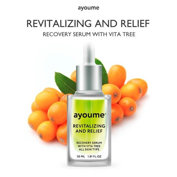 Сыворотка для лица восстанавливающая AYOUME Vita Tree Revitalizing-&-Relief serum - фото